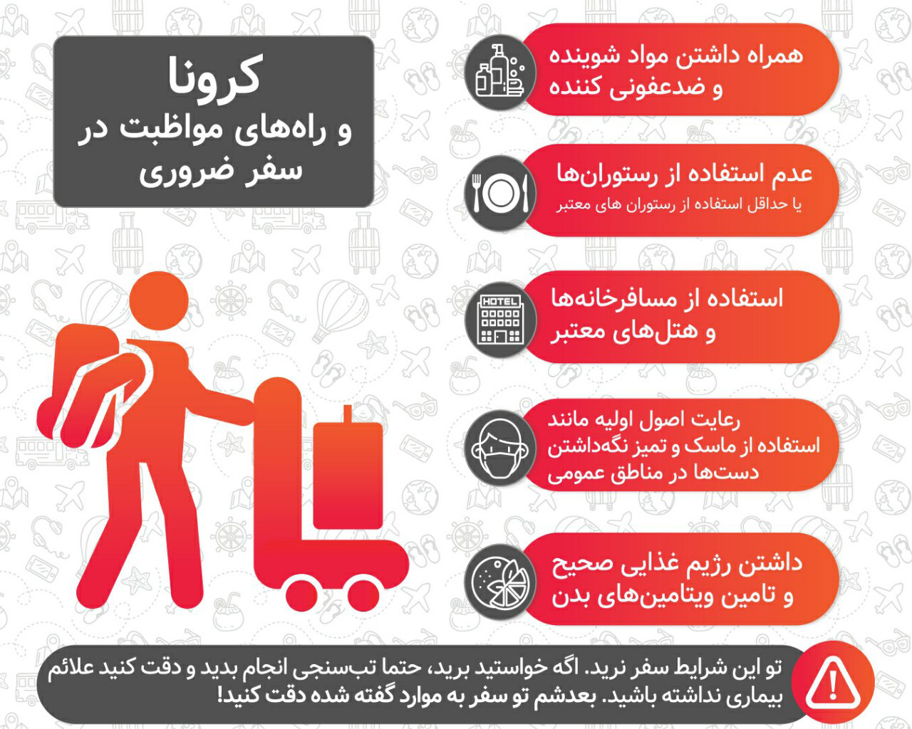 پوستر آموزشی مقابله با ویروس کرونا