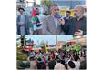 فیلم و عکس | تجمع مردم شهرستان محمودآباد در حمایت از عملیات «وعده صادق»