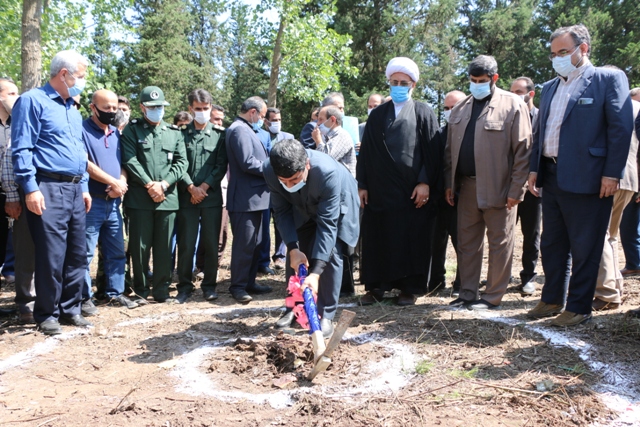 آئین کلنگ‌زنی پارک جنگلی شهرداری خوشرودپی