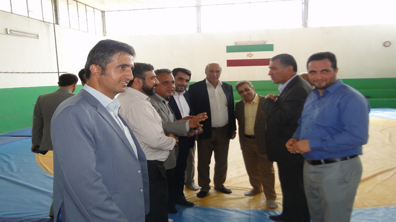 بازدیدمیدانی از سالن کشتی شهید رجایی کوهیخیل