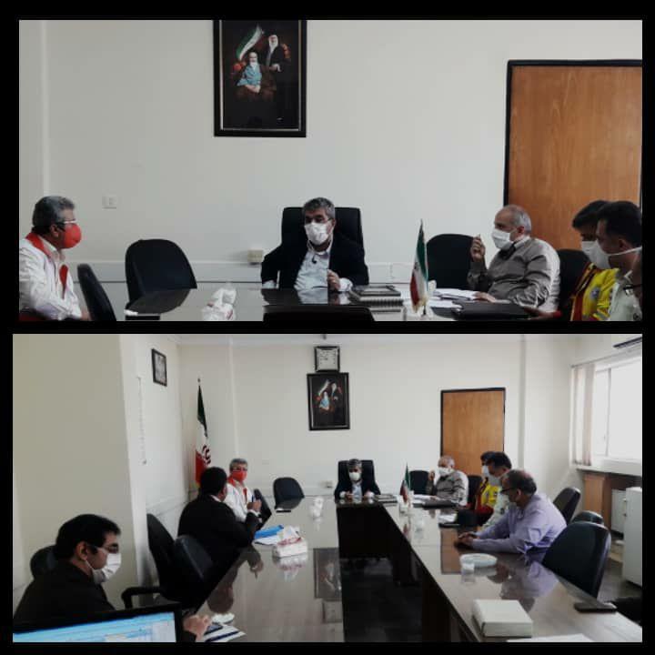 برگزاری چهارمین جلسه هفتگی مسئولین کمیته های ۱۲ گانه ستاد ساماندهی سواحل و دریای استان